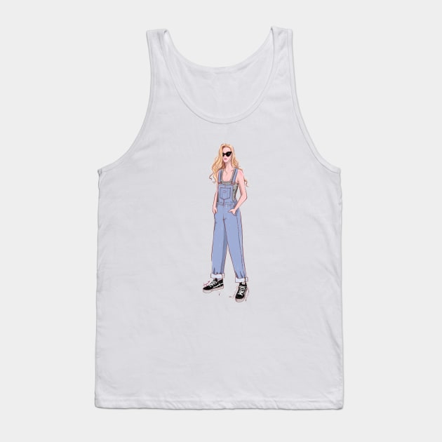 COOL Tank Top by Tyne Bobier Illustrations